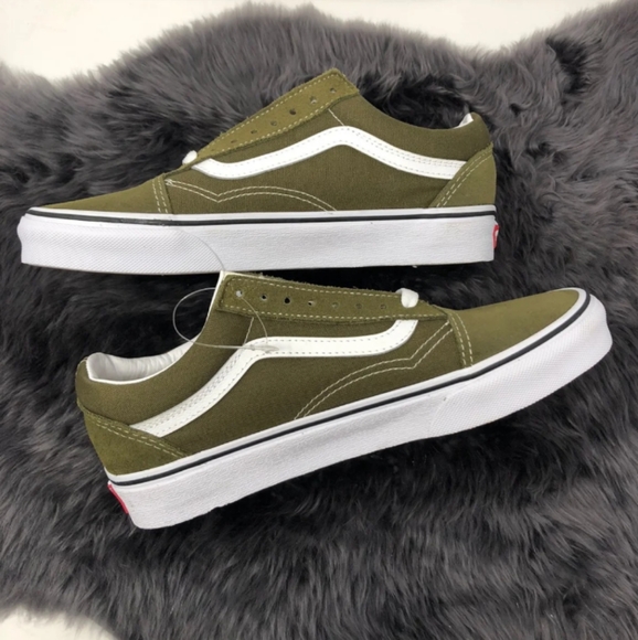 olive green skate shoes